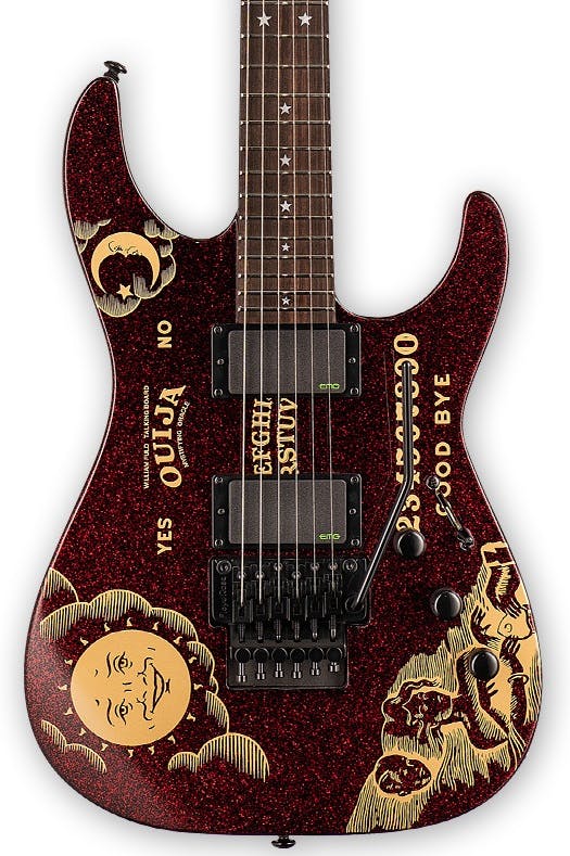 Kirk hammett clearance signature guitar ouija